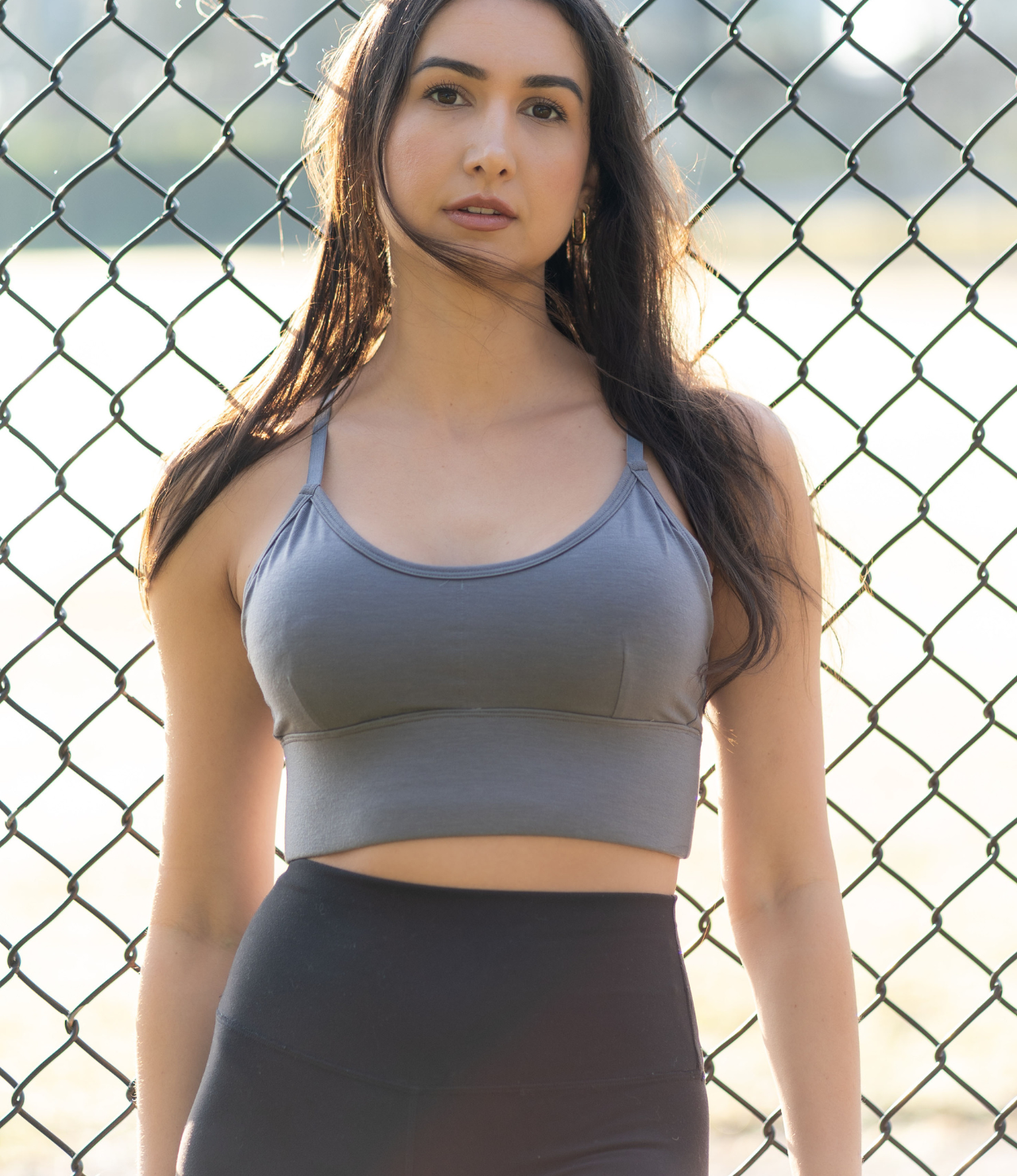 Lifestyle Sports Bra With TENCEL - Graphite Grey