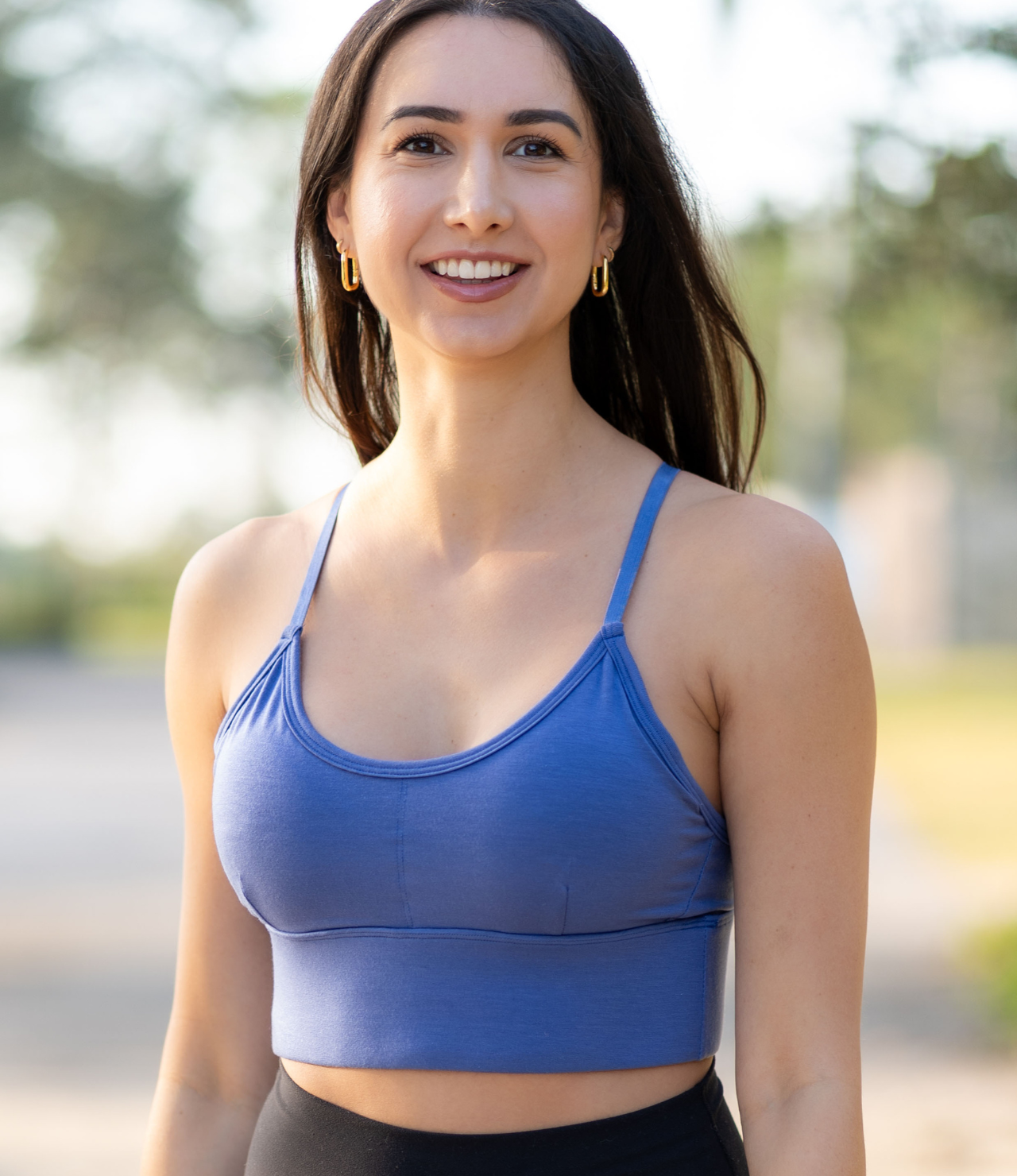 Lifestyle Sports Bra With TENCEL - Marlin Blue