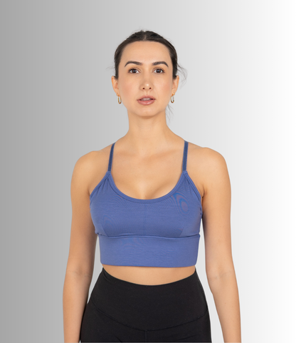 Lifestyle Sports Bra With TENCEL - Marlin Blue