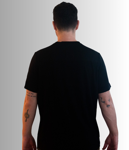 ★RE_L★ Smoothie tencel tshirt (black) Men's Executive T With TENCEL – SILVER SEA APPAREL